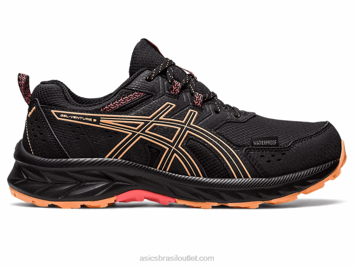 gel-venture 9 à prova d'água 462T2228 duna negra/de verão Asics
