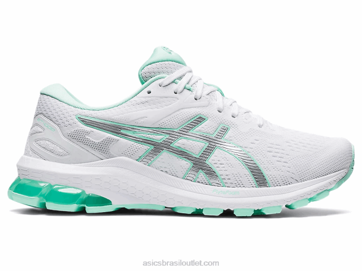 gt-1000 10 462T3896 branco/prata pura Asics