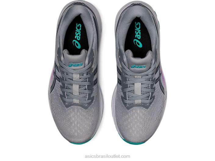 gt-1000 11 462T2987 cinza glaciar/azul mergulho Asics