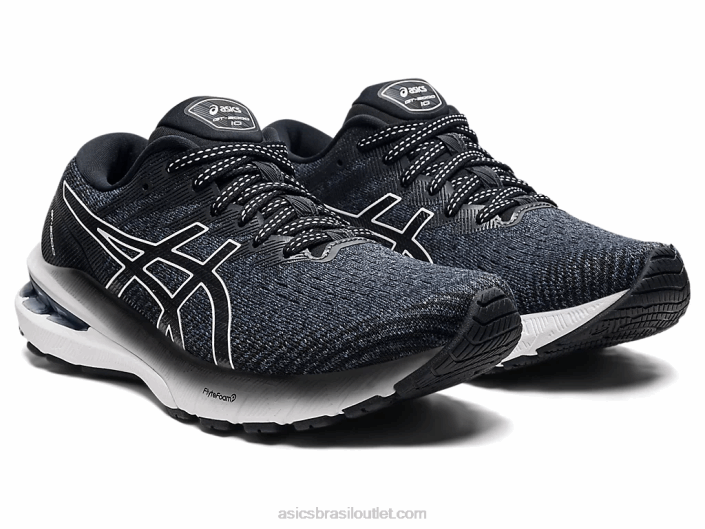 gt-2000 10 de largura 462T3694 Preto branco Asics