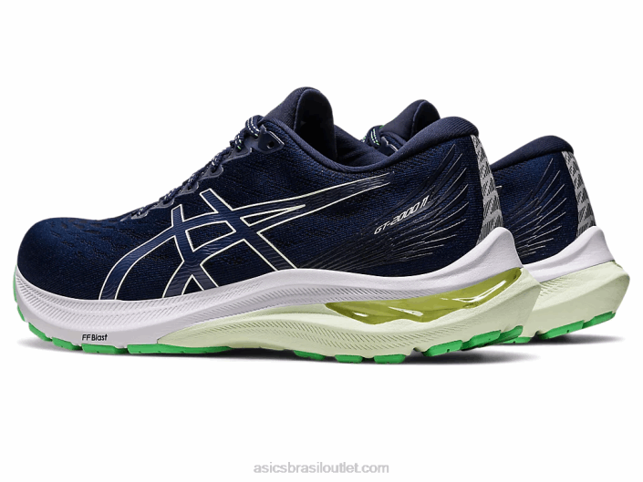 gt-2000 11 462T2642 meia-noite/verde sussurrante Asics