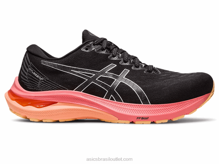 gt-2000 11 de largura 462T2668 preto/prata pura Asics