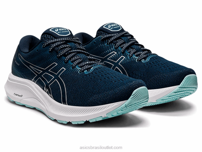 gt-4000 3 largura 462T2655 azul francês/prata pura Asics