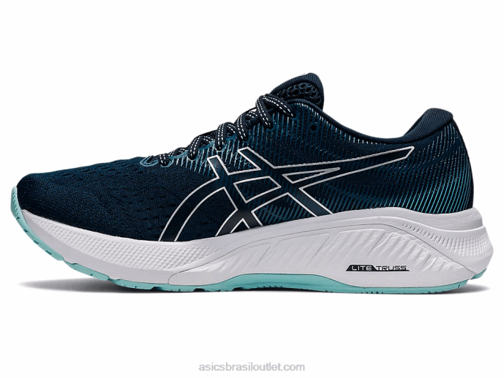 gt-4000 3 largura 462T2655 azul francês/prata pura Asics