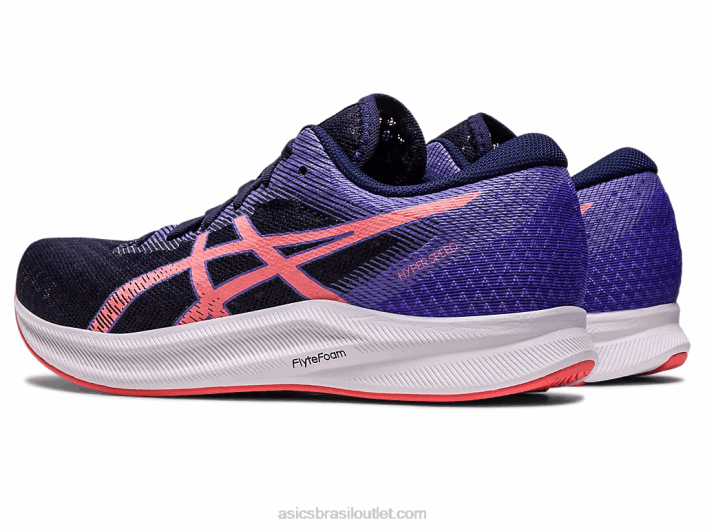 hipervelocidade 2 462T2495 meia-noite/mamão Asics