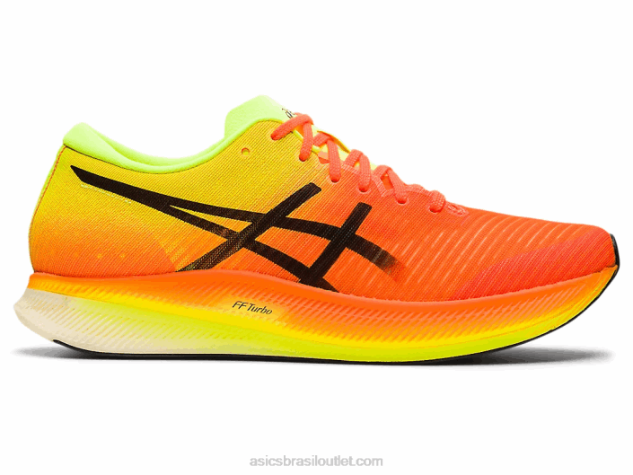 limite de metavelocidade 462T2845 laranja chocante/preto Asics
