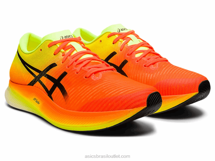 limite de metavelocidade 462T2845 laranja chocante/preto Asics