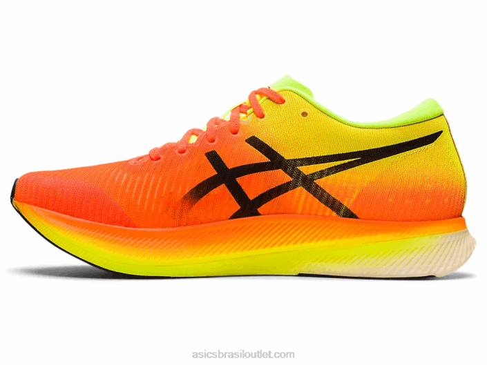 limite de metavelocidade 462T2845 laranja chocante/preto Asics