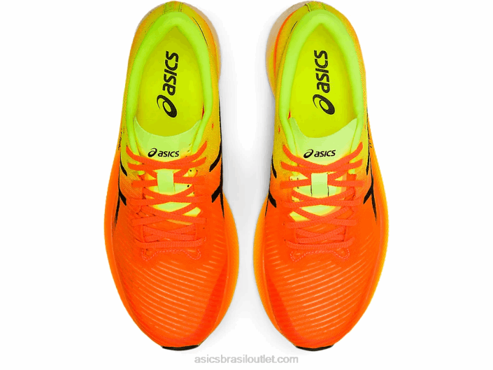 limite de metavelocidade 462T2845 laranja chocante/preto Asics