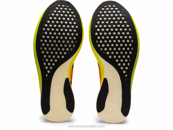 limite de metavelocidade 462T2845 laranja chocante/preto Asics