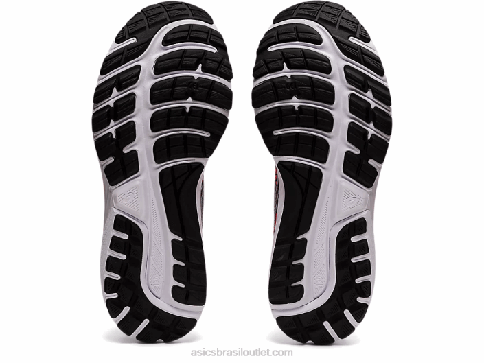 malha gel stratus 2 462T2663 coral ardente/preto Asics