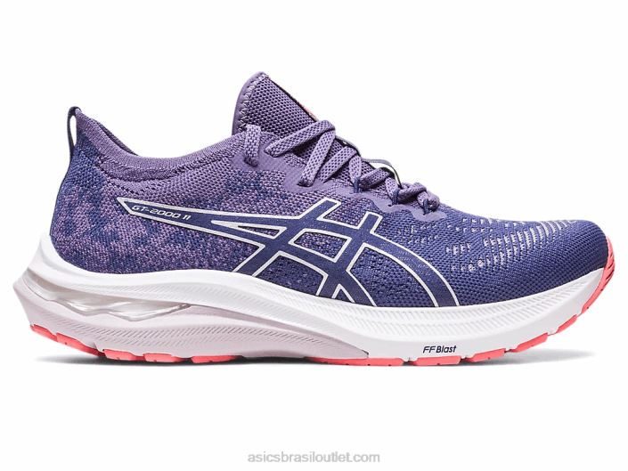 malha gt-2000 11 mk 462T2197 azul índigo/prata pura Asics