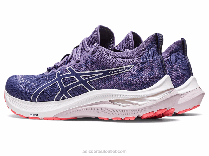 malha gt-2000 11 mk 462T2197 azul índigo/prata pura Asics