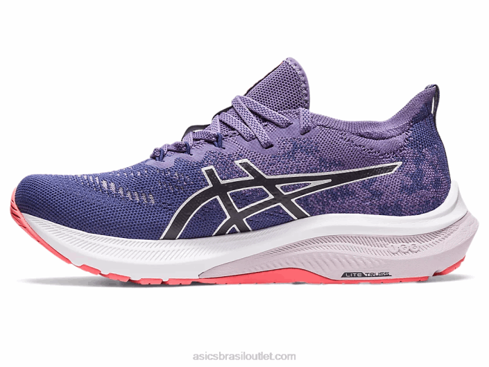 malha gt-2000 11 mk 462T2197 azul índigo/prata pura Asics