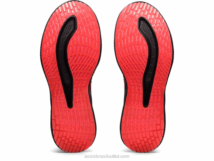 metaride 462T3887 coral preto/brilhante Asics