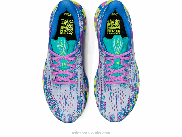 noosa tri 14 462T3117 céu macio/vidro do mar Asics