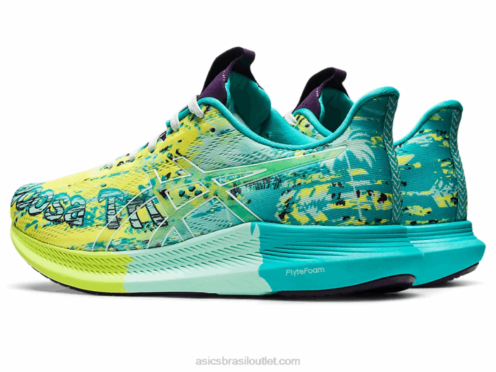 noosa tri 14 462T3118 segurança amarelo/mar calmante Asics