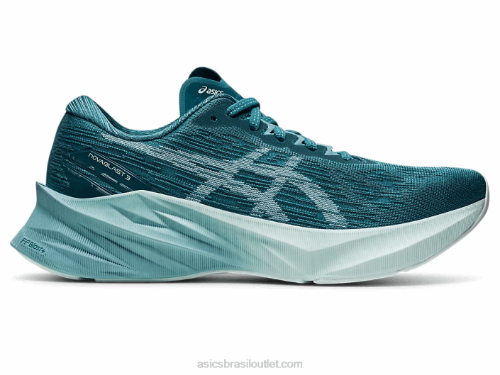 nova explosão 3 462T2884 pinho nebuloso/azul fumaça Asics