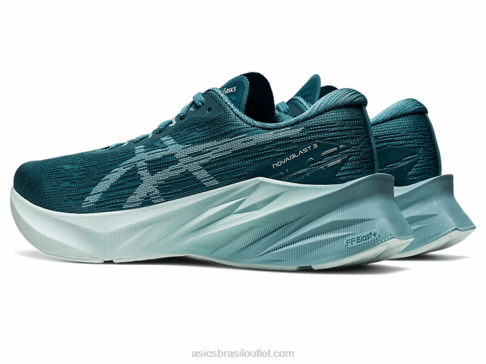 nova explosão 3 462T2884 pinho nebuloso/azul fumaça Asics