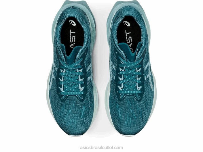 nova explosão 3 462T2884 pinho nebuloso/azul fumaça Asics
