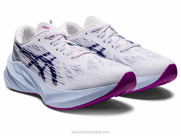 nova explosão 3 462T2887 branco/azul mergulho Asics