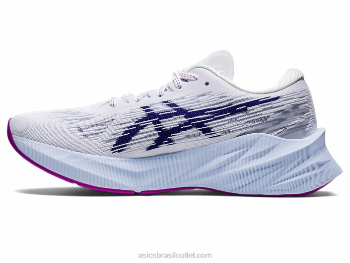nova explosão 3 462T2887 branco/azul mergulho Asics