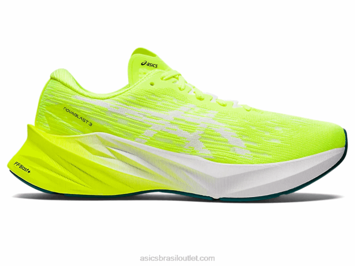 nova explosão 3 462T2959 segurança amarelo/branco Asics
