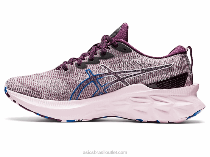 novablast 2 le 462T3527 ameixa profunda/mal rosa Asics