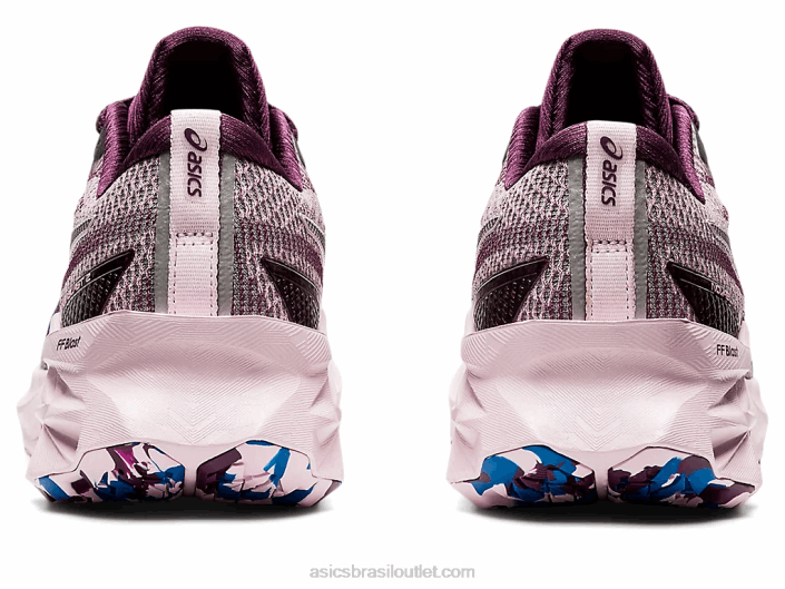 novablast 2 le 462T3527 ameixa profunda/mal rosa Asics