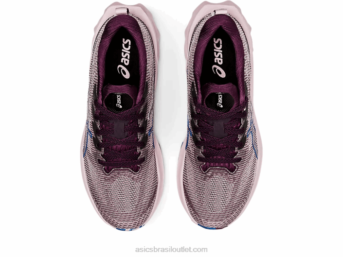 novablast 2 le 462T3527 ameixa profunda/mal rosa Asics