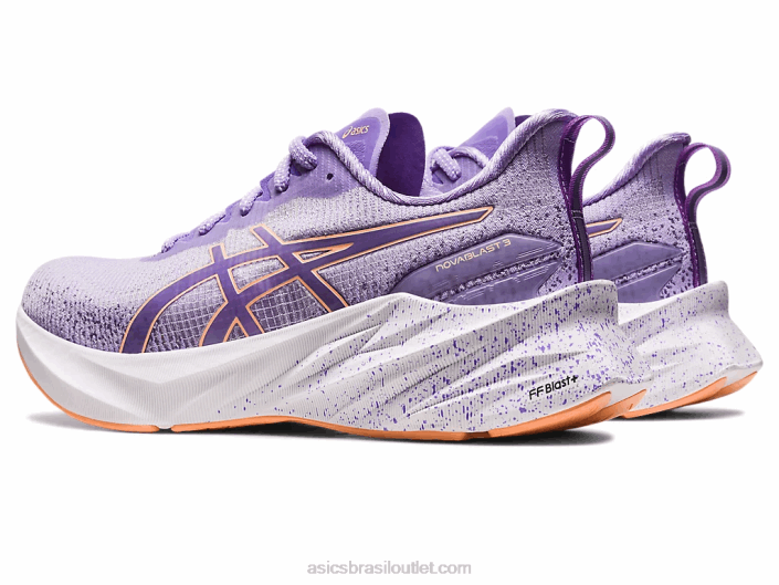novablast 3 le 462T2196 digital violeta/duna de verão Asics