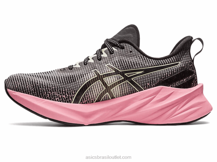 novablast 3 le 462T2267 rave preto/rosa Asics