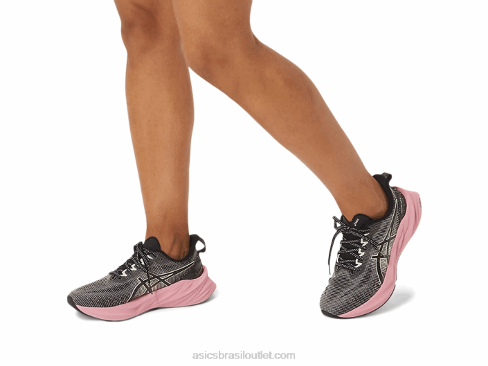 novablast 3 le 462T2267 rave preto/rosa Asics