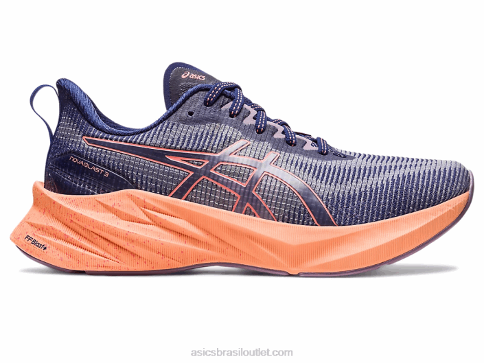 novablast 3 le 462T2291 azul índigo/mamão Asics