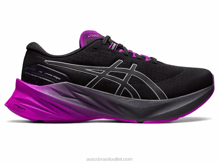novablast 3 lite-show 462T2702 orquídea preta Asics