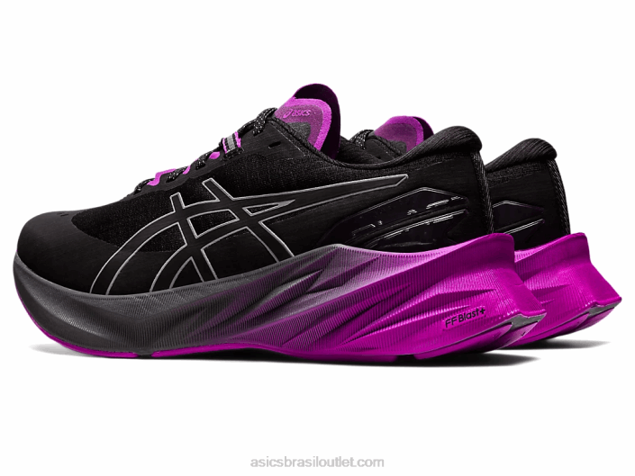 novablast 3 lite-show 462T2702 orquídea preta Asics