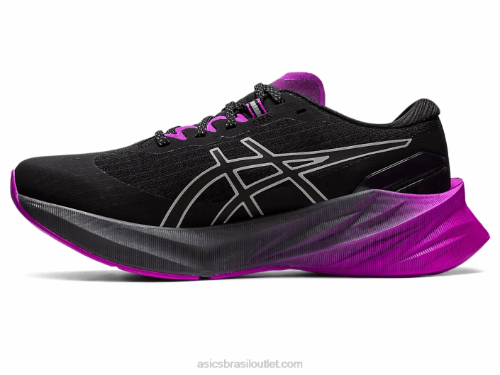 novablast 3 lite-show 462T2702 orquídea preta Asics