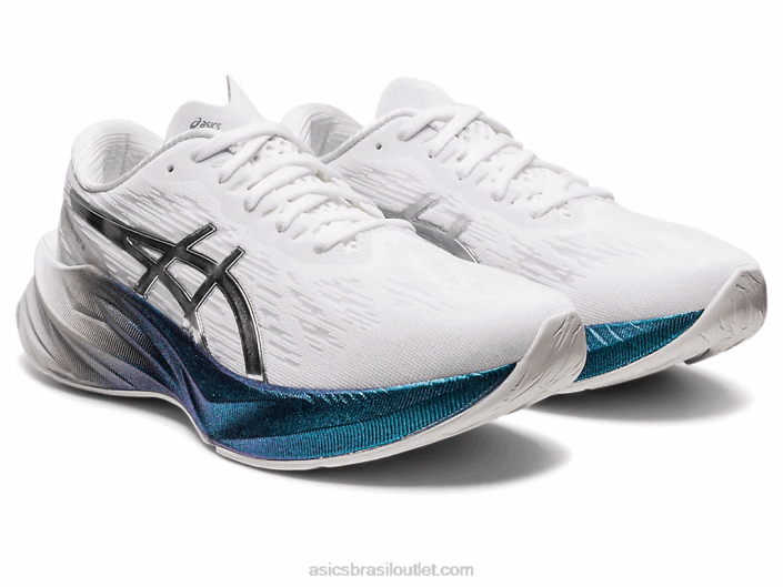 novablast 3 platina 462T2897 branco/prata pura Asics