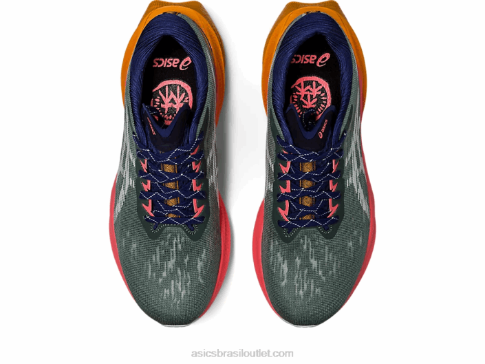 novablast 3 tr 462T2485 banho de natureza/mamão Asics