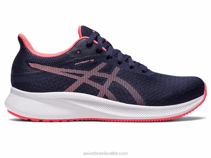 patriota 13 462T2555 meia-noite/coral ardente Asics