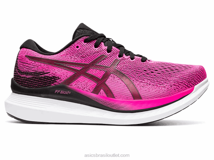 planador 3 462T3106 rosa brilhante/preto Asics