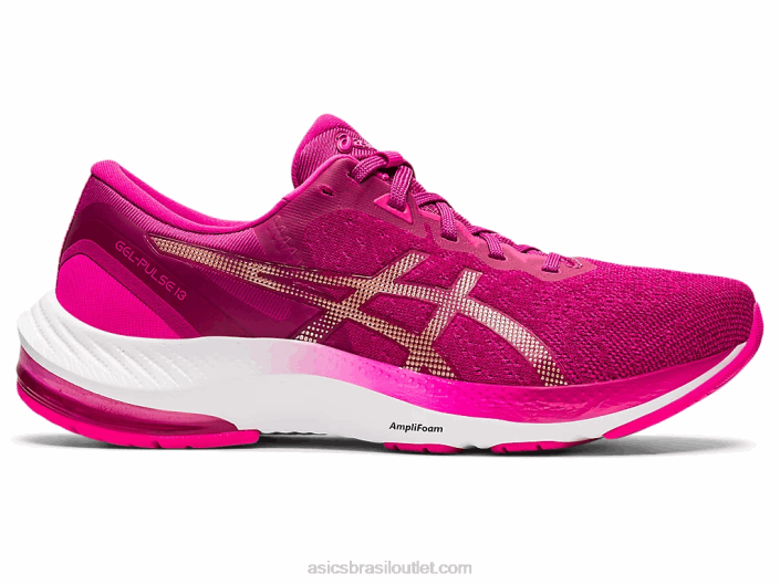 pulso de gel 13 462T3324 vermelho fúcsia/champanhe Asics