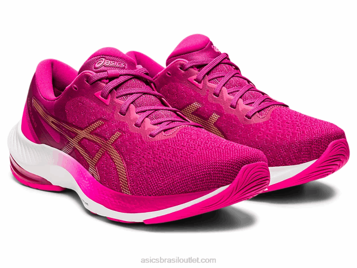 pulso de gel 13 462T3324 vermelho fúcsia/champanhe Asics