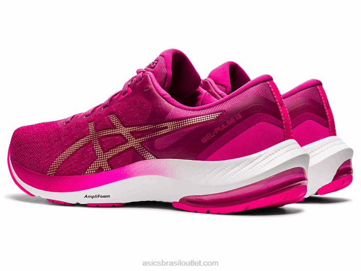 pulso de gel 13 462T3324 vermelho fúcsia/champanhe Asics