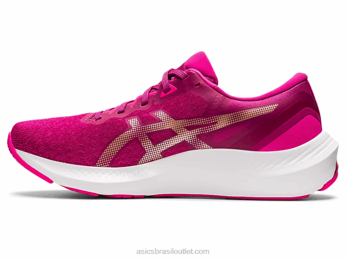 pulso de gel 13 462T3324 vermelho fúcsia/champanhe Asics