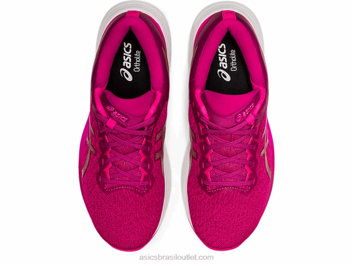pulso de gel 13 462T3324 vermelho fúcsia/champanhe Asics