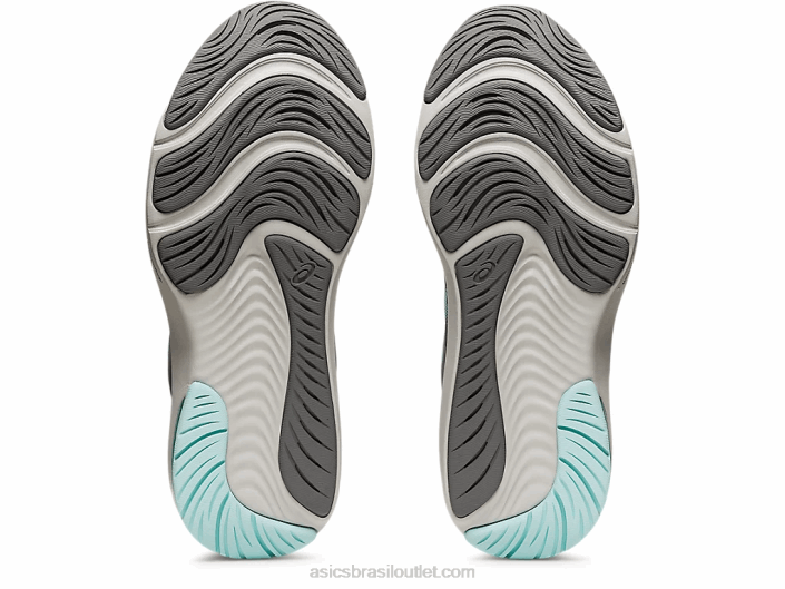 pulso de gel 13 462T3439 cinza argila/azul claro Asics