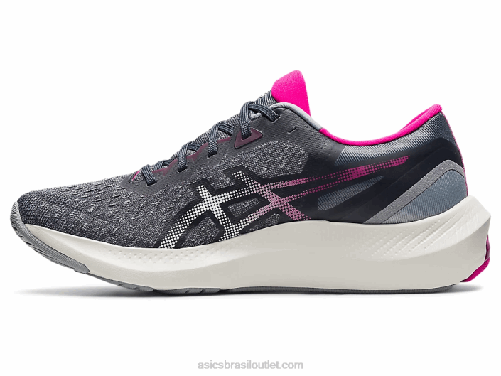 pulso de gel 13 462T3727 transportadora cinza/branco Asics