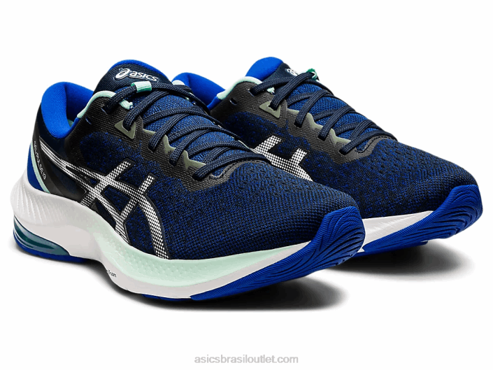 pulso de gel 13 462T3728 francês azul/branco Asics