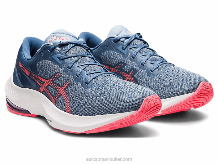 pulso de gel 13 462T3731 azul tempestade/coral ardente Asics